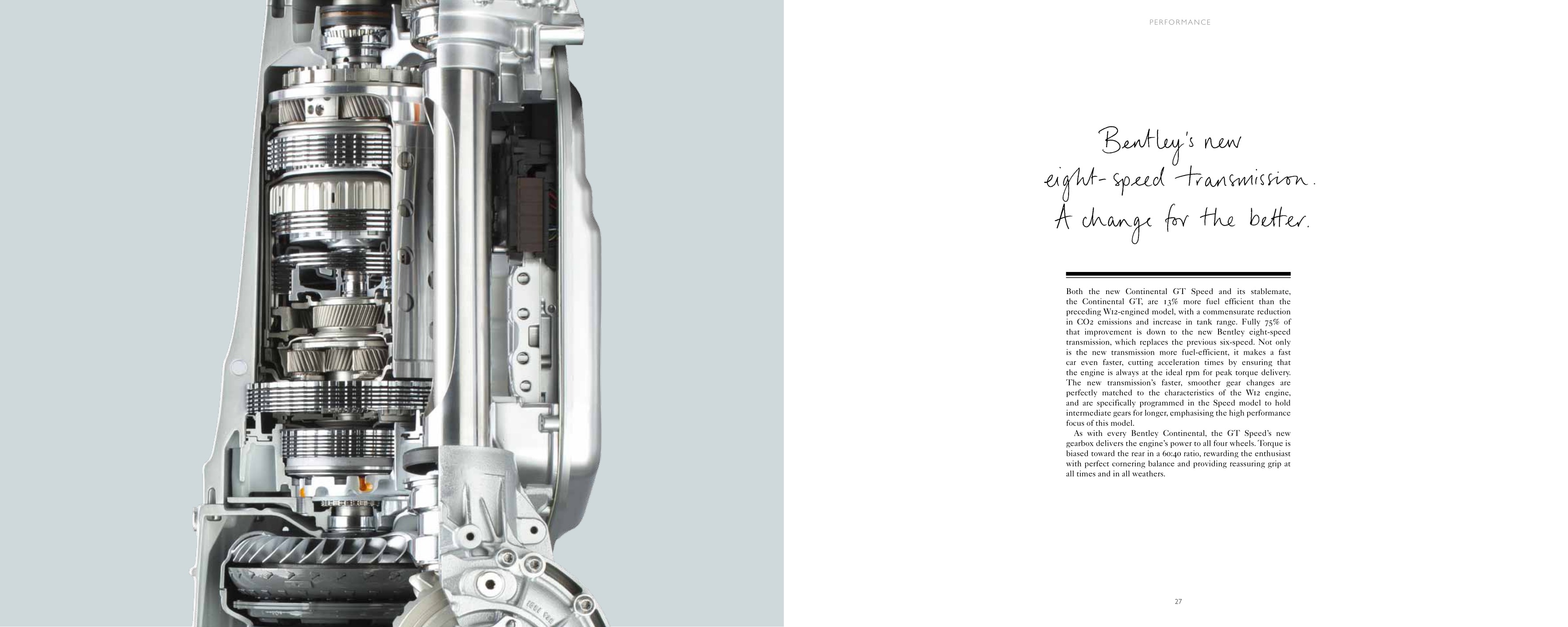 2012 Bentley Continental GT Speed Brochure Page 31